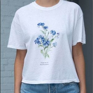 brandy melville forget me not shirt